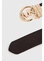 Oboustranný kožený pásek MICHAEL Michael Kors dámský, hnědá barva
