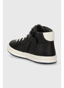Dětské kožené sneakers boty Camper K900349 Runner Four Kids černá barva