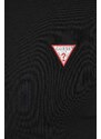 Tričko s dlouhým rukávem Guess černá barva, M2YI28 J1314