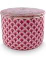Pip Studio porcelánová dóza se svíčkou Suki růžová