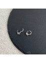 Stříbrné náušnice kroužky se zirkonem - Meucci SYE062