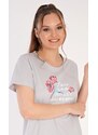 Vienetta Dámská noční košile s krátkým rukávem Cassie - korálová