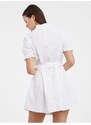 Bílé dámské košilové šaty Noisy May Frig - Dámské