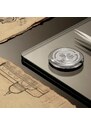 Stříbrné pánské hodinky Venezianico s koženým páskem Redentore Porpora 1121512 36MM