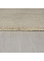 Flair Rugs koberce Kusový ručně tkaný koberec Tuscany Textured Wool Border Natural - 60x230 cm