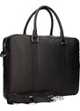 Pánská kožená business taška LAGEN 120621 černá