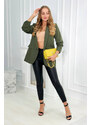 Fashionweek Italské Elegantní sako,blejzr s řasenými rukávy K9709