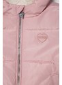 Kojenecká bunda Guess růžová barva