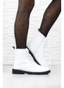 Cathay moda Bílé kotníkové boty 3532-2WH