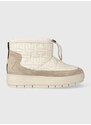 Sněhule Tommy Hilfiger TOMMY MONOGRAM SNOWBOOT béžová barva, FW0FW07637