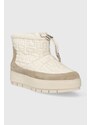 Sněhule Tommy Hilfiger TOMMY MONOGRAM SNOWBOOT béžová barva, FW0FW07637