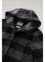 KABÁT WOOLRICH HOODED LONG GENTRY COAT