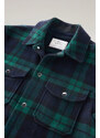 BUNDA WOOLRICH DETACHABLE HOOD DOWN OVERSHIRT