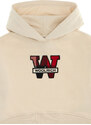 MIKINA WOOLRICH COTTON FLEECE LOGO HOODIE