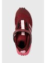 Dětské boty adidas FORTATRAIL EL K vínová barva