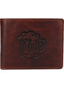 Lagen Pánská kožená peněženka 266-3701/M velké pivo - hnědá
