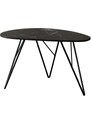 Černý mramorový konferenční stolek Miotto Cecina 60 x 40 cm