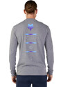 Pánské triko Fox Magnetic Ls Tech Tee - Heather Graphite