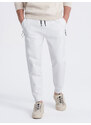 Ombre Men's sweatpants joggers - white