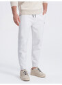 Ombre Men's sweatpants joggers - white