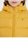 Žlutá klučičí prošívaná zimní bunda Tommy Hilfiger - Kluci