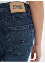 Tmavě modré klučičí zkrácené slim fit džíny Tommy Hilfiger - Kluci