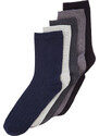 Trendyol Multicolored Cotton 5 Pack Textured Socket-Long Socks