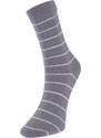 Trendyol Multicolored Cotton 5-Pack Striped-Plaid-Soft Color Crew Socks