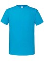 Blue Men's T-shirt Iconic 195 Ringspun Premium Fruit of the Loom