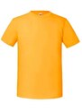 Iconic 195 Ringspun Premium Fruit of the Loom Men's Yellow T-shirt