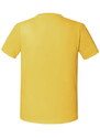 Iconic 195 Ringspun Premium Fruit of the Loom Men's Yellow T-shirt