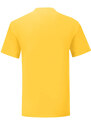 Yellow Iconic Combed Cotton T-shirt Fruit of the Loom