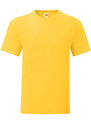 Yellow Iconic Combed Cotton T-shirt Fruit of the Loom