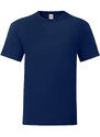 Navy blue Iconic combed cotton t-shirt Fruit of the Loom