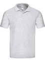 Fruit of the Loom Light Grey Men's Polo Shirt Original Polo Friut of the Loom