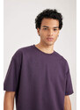 DEFACTO Oversize Fit Crew Neck T-Shirt