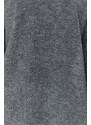 Trendyol Anthracite Mini Knitwear Soft Textured V Neck Dress