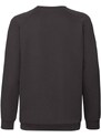 Czarna bluza dziecięca Raglan Sweat Fruit of the Loom