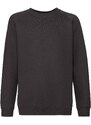 Czarna bluza dziecięca Raglan Sweat Fruit of the Loom