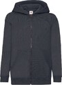 Navy blue sweatshirt Classic zipped Fruit of the Loom