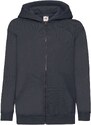 Navy blue sweatshirt Classic zipped Fruit of the Loom