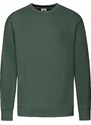 Green Men's Sweatshirt Lightweight Set-in-Sweat Sweat Fruit of the Loom