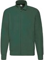 Green Men's Sweatshirt Lightweight Sweat Jacket Fruit of the Loom