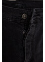 Trendyol Anthracite Slim Fit Rake Destroyed Jeans Jeans