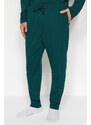 Trendyol Green Regular Fit Printed Knitted Pajamas Set