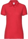 Red Polo Shirt 65/35 Polo Fruit of the Loom