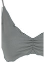 Trendyol Grey Seamless/Seamless Capless Bralette Knitted Bra