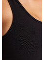 Trendyol Black Medium Support/Shaping Back Pocket Detail Knitted Sports Bra