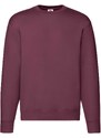 Burgundy Men's Sweatshirt Set-in Sweat Fruit of the Loom