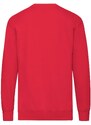 Red Men's Sweatshirt Lightweight Set-in-Sweat Sweat Fruit of the Loom
